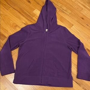 Bit & Bridle Zip-Up Long Sleeve Hooded Jacket. Size XL. Dark Purple. GUC